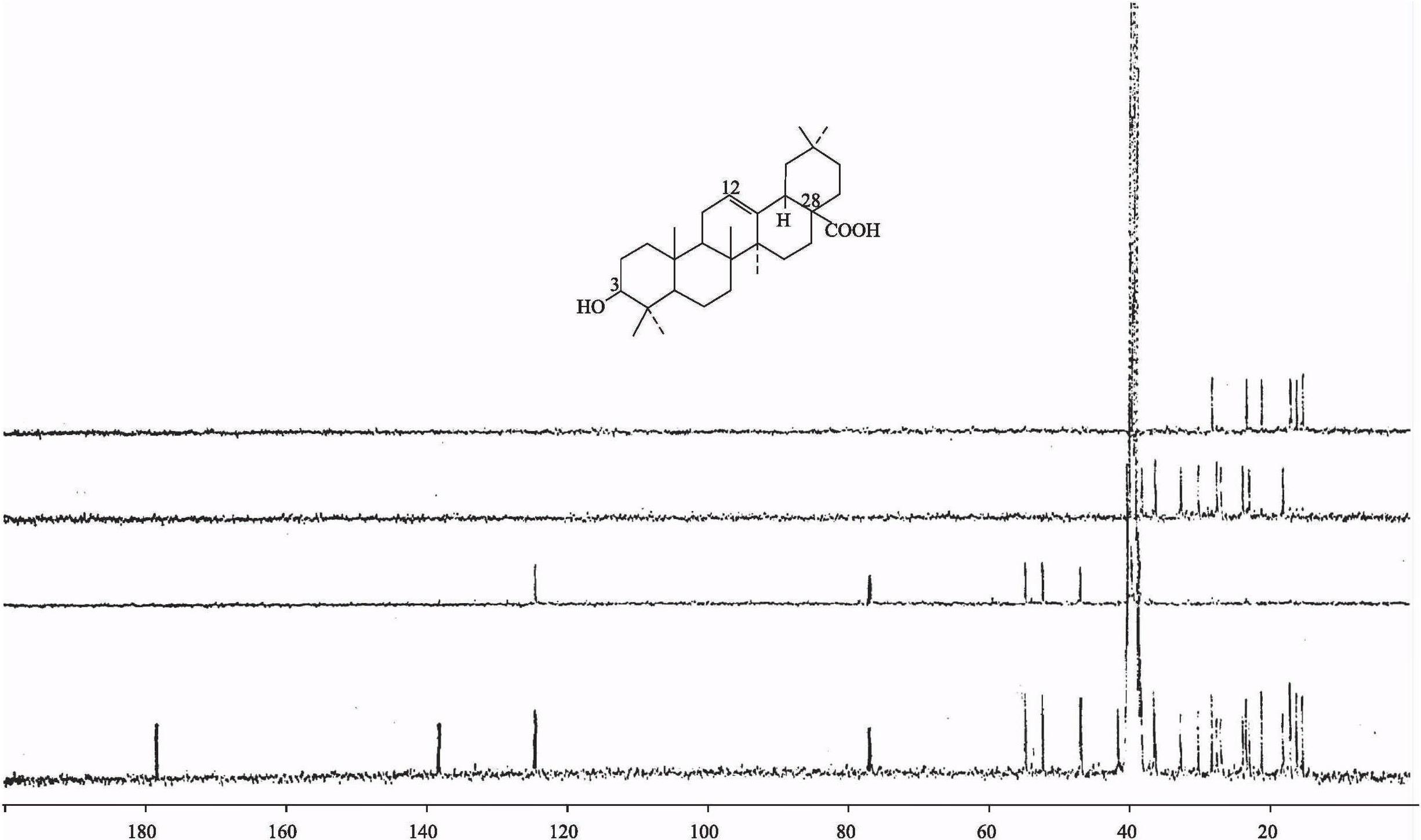 化合物4-6 齊墩果酸(oleanolic acid)